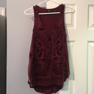Target Maroon Tank Top